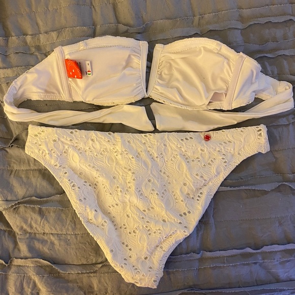Red Carter white XS bikini excellent condition - Picture 2 of 6